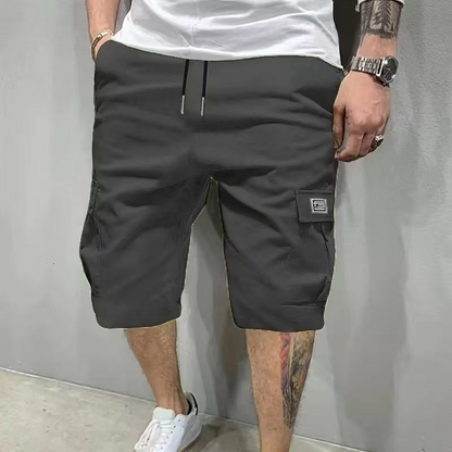 🎁61% DE RÉDUCTION ! 🔥👖 Short Cargo Homme Décontracté – À Poches Multiples & Cordon Ajustable