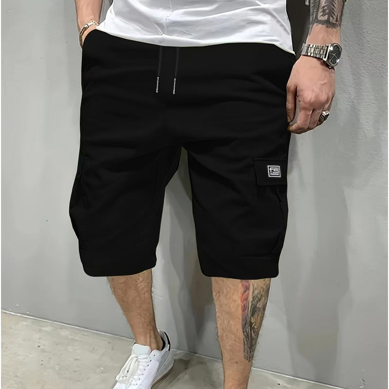 🎁61% DE RÉDUCTION ! 🔥👖 Short Cargo Homme Décontracté – À Poches Multiples & Cordon Ajustable