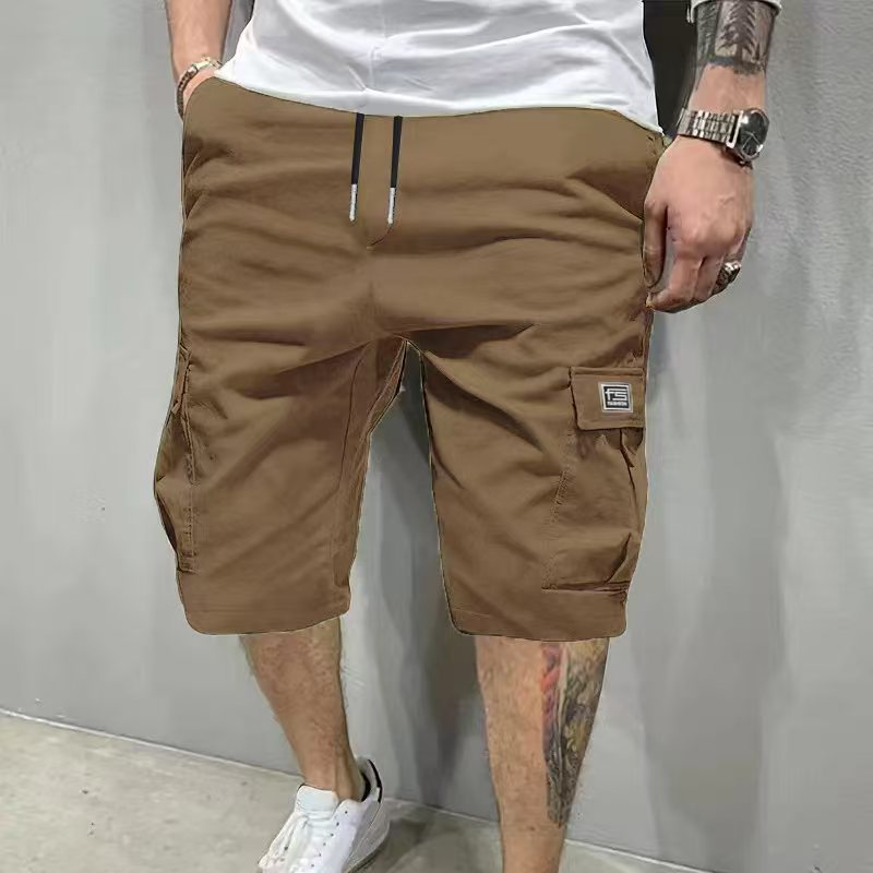 🎁61% DE RÉDUCTION ! 🔥👖 Short Cargo Homme Décontracté – À Poches Multiples & Cordon Ajustable