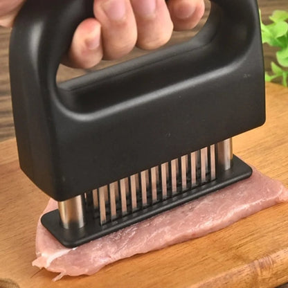 📢📢50 % de réduction !!⏰Attendrisseur de viande avec 48 lames en acier inoxydable