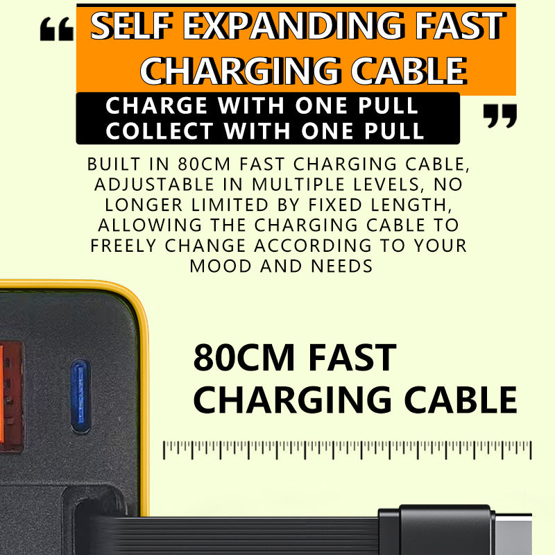 🔥 Offre spéciale 2026 – Plus de 36 200 exemplaires vendus !⚡ Chargeur 65 W avec câble Type-C rétractable 📲