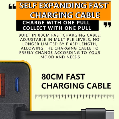 🔥 Offre spéciale 2026 – Plus de 36 200 exemplaires vendus !⚡ Chargeur 65 W avec câble Type-C rétractable 📲