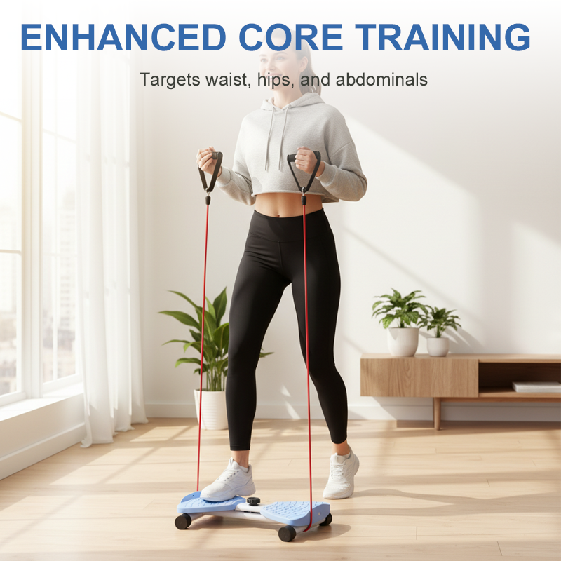 💎 74% DE RÉDUCTION ! 💎 Stepper de Cardio Compact avec Torsion du Bassin – Entraînement Complet Corps & Maison, Jusqu’à 120 kg