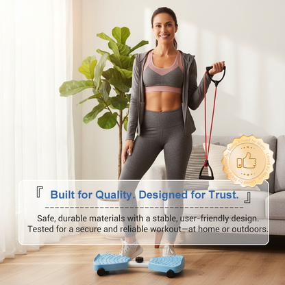 💎 74% DE RÉDUCTION ! 💎 Stepper de Cardio Compact avec Torsion du Bassin – Entraînement Complet Corps & Maison, Jusqu’à 120 kg