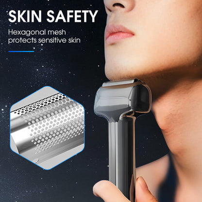 ⚡🪒 PROMO FLASH : 50% DE RÉDUCTION ! Rasoir Électrique Rechargeable Haute Précision – Grille Hexagonale Anti-Irritation, Moteur Silencieux & Étanchéité IPX6 for un Rasage Précis et Confortable au Quotidien ✨