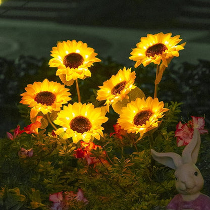 🌻50 % DE RÉDUCTION ! ☀️ Lampes solaires tournesol étanches – Pétales réalistes, indice de protection IP65 et allumage automatique 8 à 12 h ☀️🌻