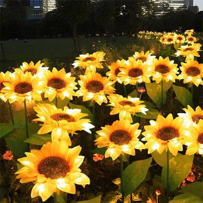 🌻50 % DE RÉDUCTION ! ☀️ Lampes solaires tournesol étanches – Pétales réalistes, indice de protection IP65 et allumage automatique 8 à 12 h ☀️🌻