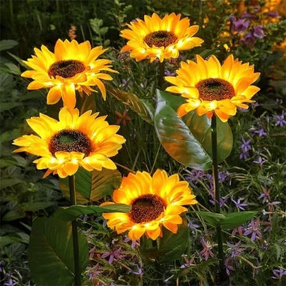 🌻50 % DE RÉDUCTION ! ☀️ Lampes solaires tournesol étanches – Pétales réalistes, indice de protection IP65 et allumage automatique 8 à 12 h ☀️🌻