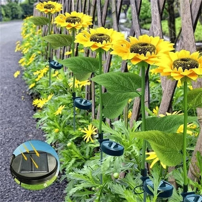 🌻50 % DE RÉDUCTION ! ☀️ Lampes solaires tournesol étanches – Pétales réalistes, indice de protection IP65 et allumage automatique 8 à 12 h ☀️🌻