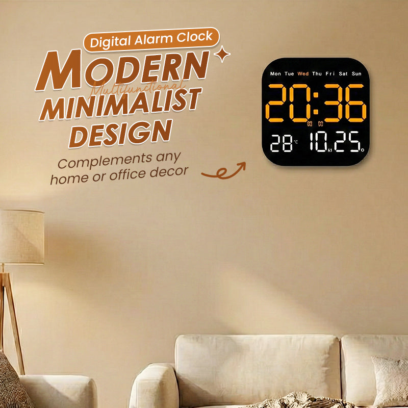 💎 50% DE RÉDUCTION ! 💎 Réveil Numérique Multifonctionnel pour Maison & Bureau – Grand Affichage, Alarme, Calendrier & Température 🏠⏰