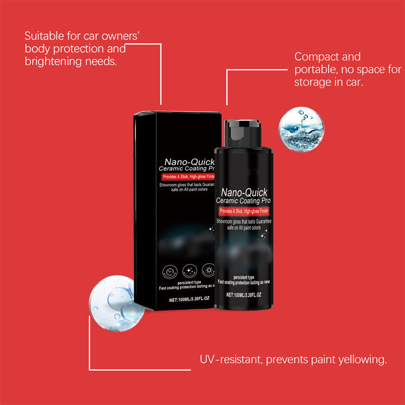 🚗🔥 Promo 2 achetés 1 offert spray lustrant nano céramique hydrophobe haute brillance protection longue durée sans trace ✨