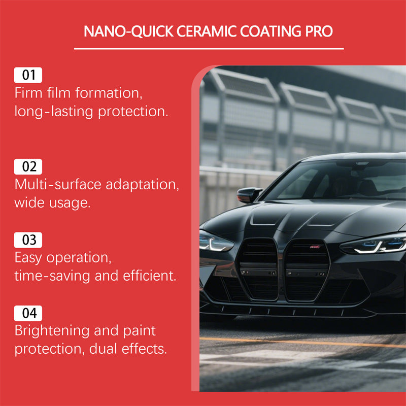 🚗🔥 Promo 2 achetés 1 offert spray lustrant nano céramique hydrophobe haute brillance protection longue durée sans trace ✨