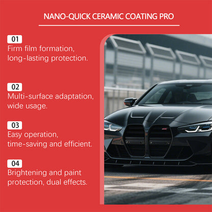 🚗🔥 Promo 2 achetés 1 offert spray lustrant nano céramique hydrophobe haute brillance protection longue durée sans trace ✨