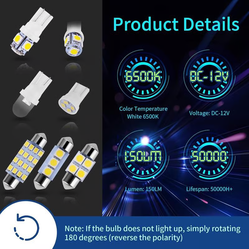 🌞Éveil du printemps : 50 % de réduction !💡Ensemble d'éclairage intérieur de voiture à LED super brillantes de 42 pièces - mise à niveau plug & play pour votre voiture ✨
