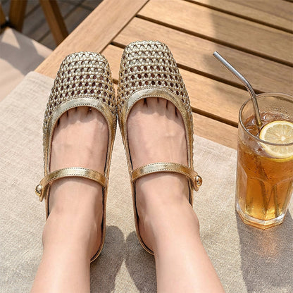 💐60% DE RÉDUCTION ! Mules Tissées à Enfiler – Confort Ultra & Maintien Doux 👡☁️【Prix Spécial】
