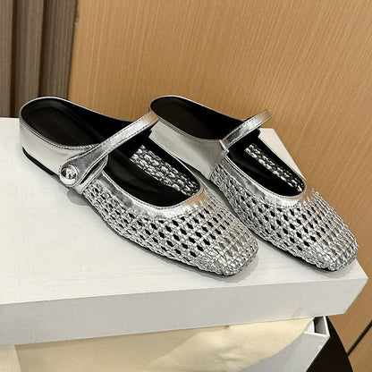 💐60% DE RÉDUCTION ! Mules Tissées à Enfiler – Confort Ultra & Maintien Doux 👡☁️【Prix Spécial】