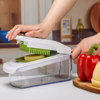 Set multifonctionnel de coupe-légumes à coupe rapide