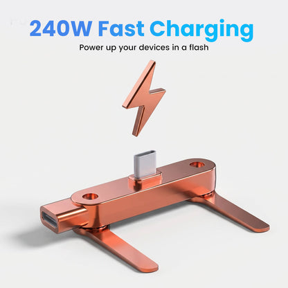 🔥Adaptateur de recharge rapide avec support pliable à 360° pour téléphone🔥