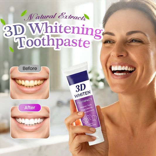 Dentifrice blanchissant 3D aux extraits naturels