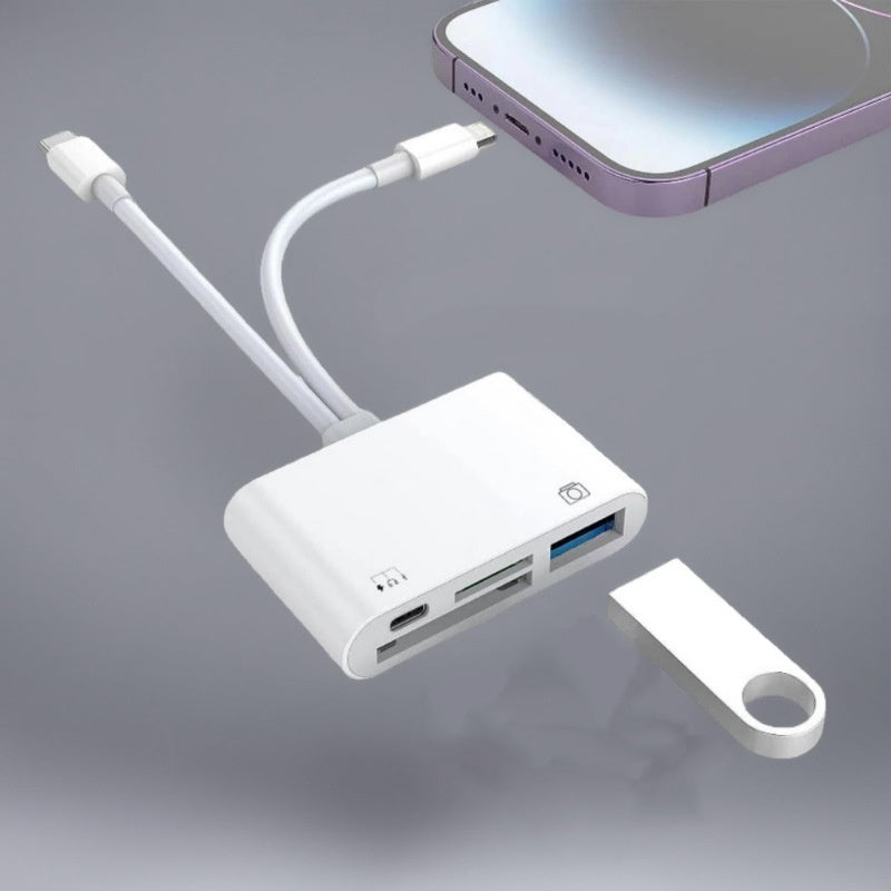 Lecteur de carte mémoire USB-C 3 en 1