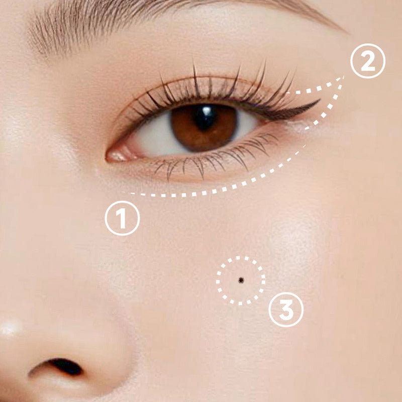 Kit 3 en 1 : eye-liner et tampon pour les cils inférieurs
