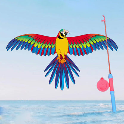 🔥Nouveau modèle 2026🔥 Cerf-volant créatif pour enfants en forme de canne à pêche élastique – Indispensable pour le jardin et les voyages