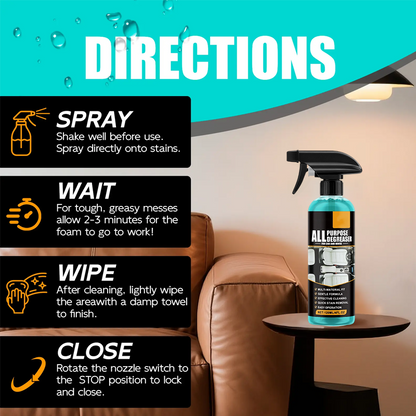 Spray dégraissant multi-usages