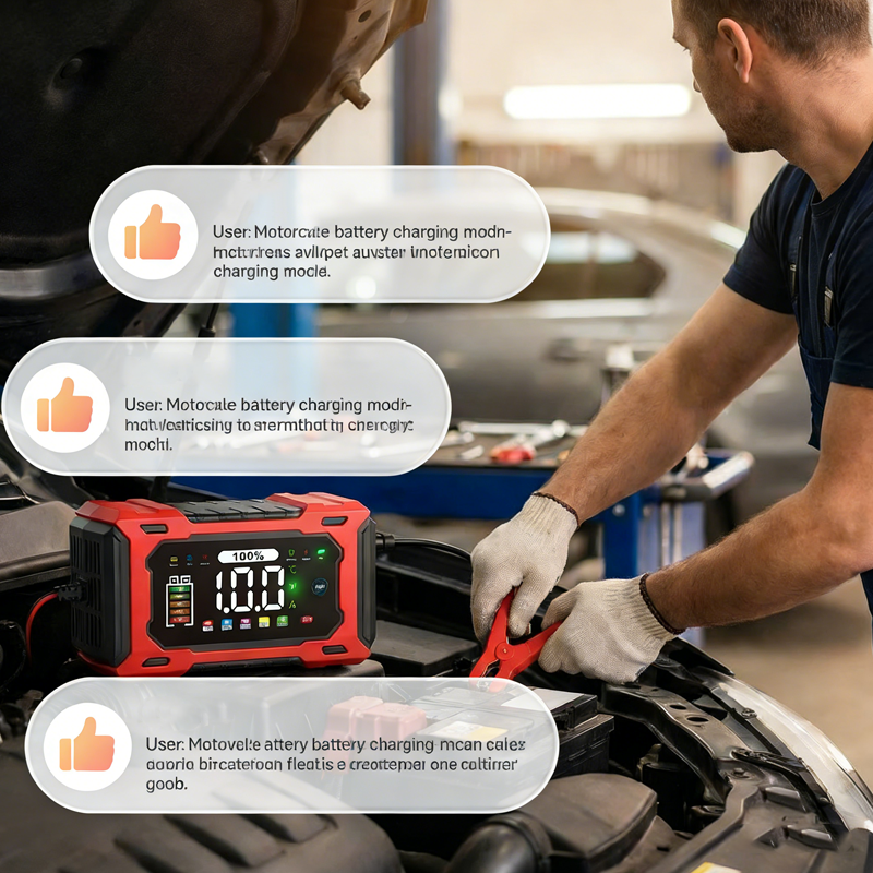 🔋🚗🛡️ PROMO -50% ! Chargeur de Batterie Voiture Intelligent 12V 6A – Réparation par Impulsions, Écran LCD, Sécurité Maximale
