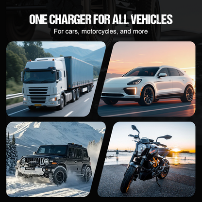 🔋🚗🛡️ PROMO -50% ! Chargeur de Batterie Voiture Intelligent 12V 6A – Réparation par Impulsions, Écran LCD, Sécurité Maximale