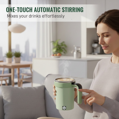 Mug auto-mélangeur avec affichage intelligent de la température