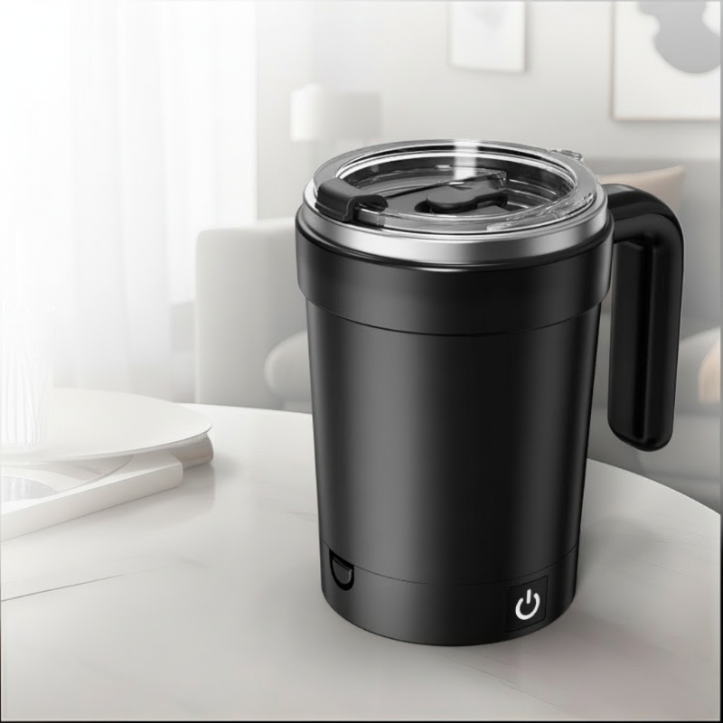 Mug auto-mélangeur avec affichage intelligent de la température
