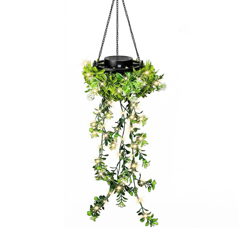 🌿 50% DE RÉDUCTION ☀️ Lampe suspendue solaire en herbe de Milan – Éclairage d'ambiance autonome & décoration extérieure – Naturelle, sans câble & parfaite pour jardin, balcon ou terrasse 🌙