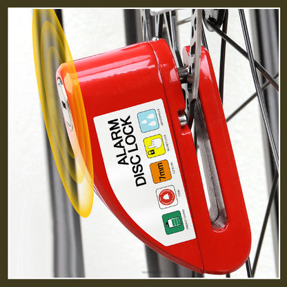 Antivol à disque avec alarme pour moto