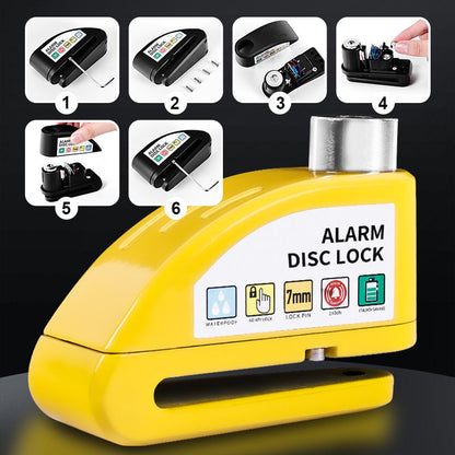 Antivol à disque avec alarme pour moto