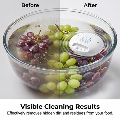 🔥Promotion exceptionnelle : 50 % de réduction🔥 Lave-fruits et légumes à ultrasons portable – rechargeable par USB, idéal pour nettoyer les fruits et légumes, à la maison ou en voyage 🥬