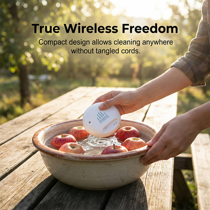 🔥Promotion exceptionnelle : 50 % de réduction🔥 Lave-fruits et légumes à ultrasons portable – rechargeable par USB, idéal pour nettoyer les fruits et légumes, à la maison ou en voyage 🥬