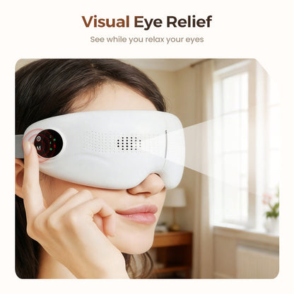 Appareil de massage oculaire Bluetooth avec fonction chauffante et musique