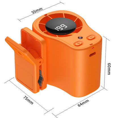 🌀🌬️ PROMO FLASH 50% ! Ventilateur Personnel USB Mains Libres – Fixation Grille Aération Voiture ou Bureau, Écran LED, Silencieux (<36dB), Batterie 2000/4000mAh, 3 Couleurs 🚗