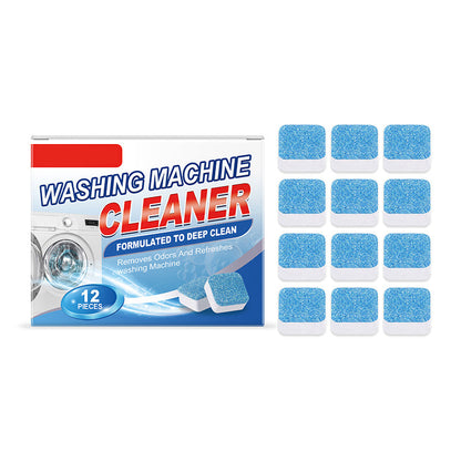 📢📢50 % DE RÉDUCTION !!!⏰Pastilles nettoyantes puissantes pour lave-linge - Lot de 12