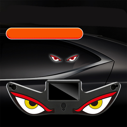 🌟Feu d'avertissement LED « Œil du diable » à énergie solaire pour voiture : brillez avec style