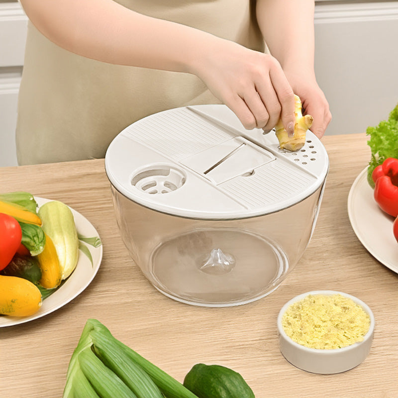 📢📢50 % de réduction !! ⏰Essoreuse à salade et coupe-légumes multifonction 9-en-1 à grande capacité