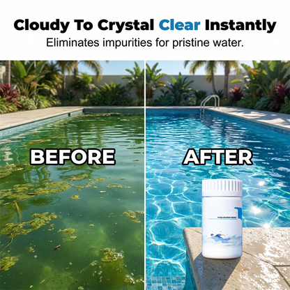 Comprimés nettoyants pour piscine Crystal Clear