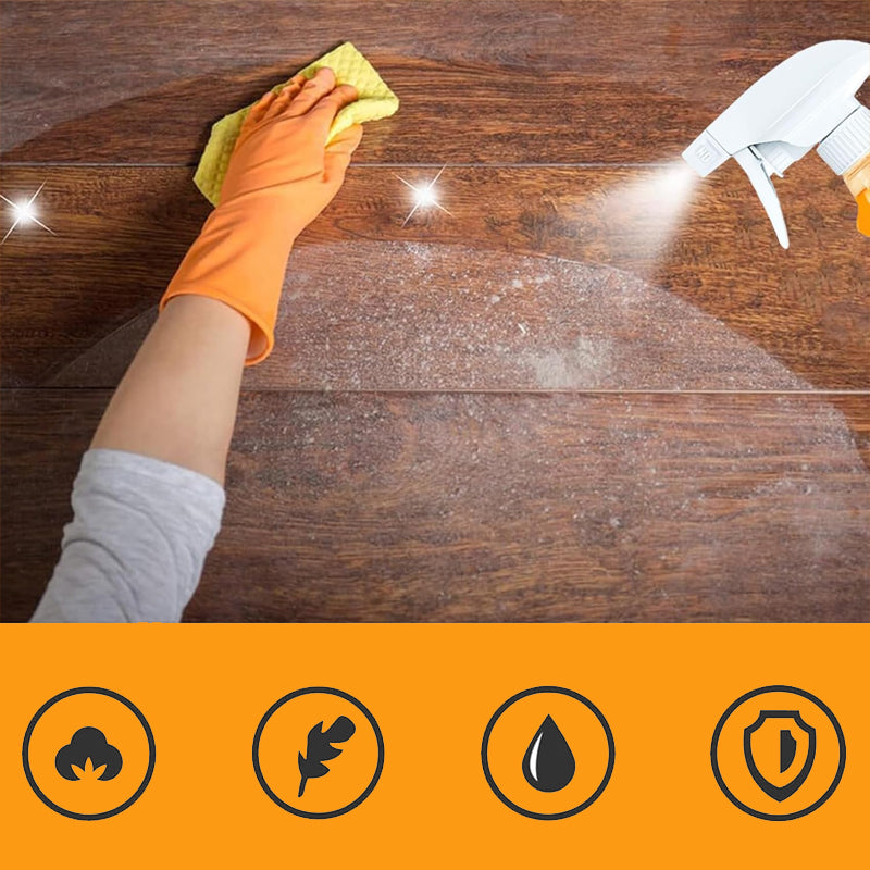 copensunny® Spray pour parquets à la cire d'abeille ScratchErase – Nettoie, redonne de l'éclat et élimine les rayures