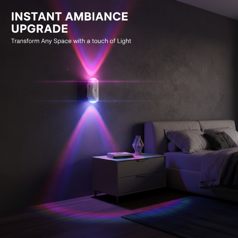 Applique murale magnétique rechargeable