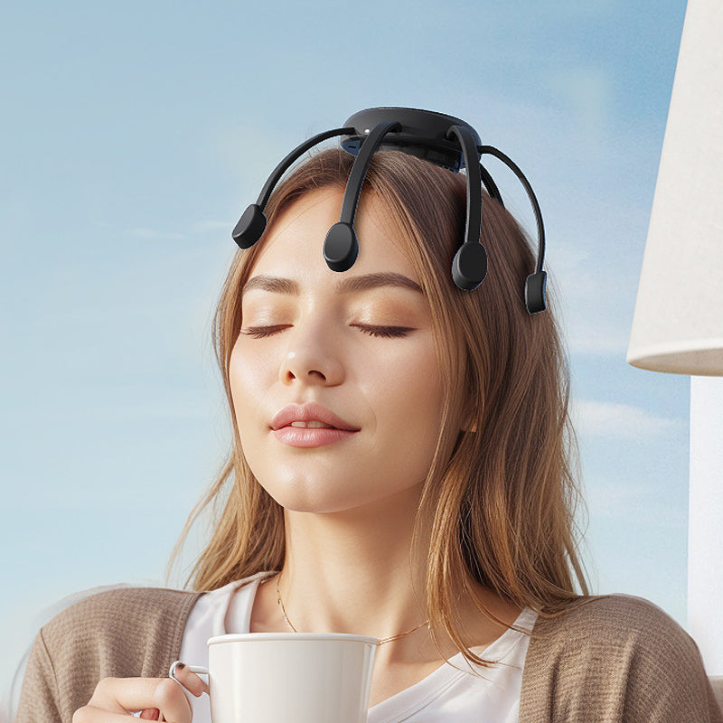 💆 50% DE RÉDUCTION ! 🧠Masseur de tête intelligent en forme de pieuvre🌿