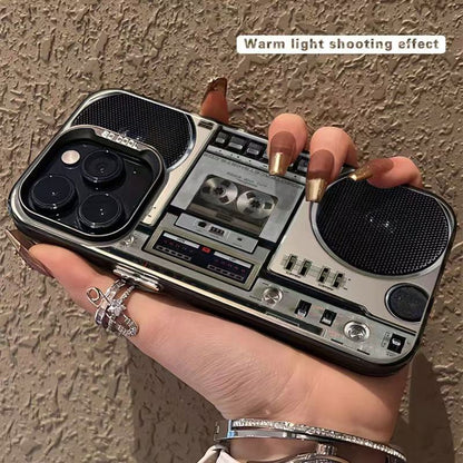 📱 50% DE RÉDUCTION! 📻 Coque boombox rétro – Style cassette 80's & TPU durable ✨