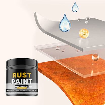 💥VENTE CHAUDE🔥Peinture antirouille grise imperméable, résistante aux UV et à l'usure avec pinceau