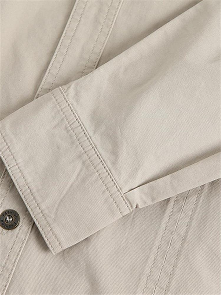 Nouveau style 2026✨Chemise de travail en coton à manches longues pour homme👔