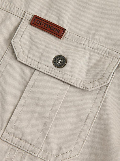 Nouveau style 2026✨Chemise de travail en coton à manches longues pour homme👔
