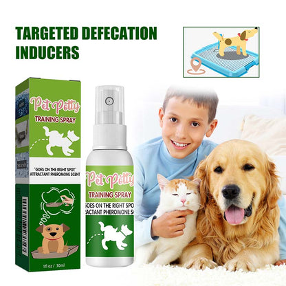 Spray favorisant la défécation chez les animaux de compagnie